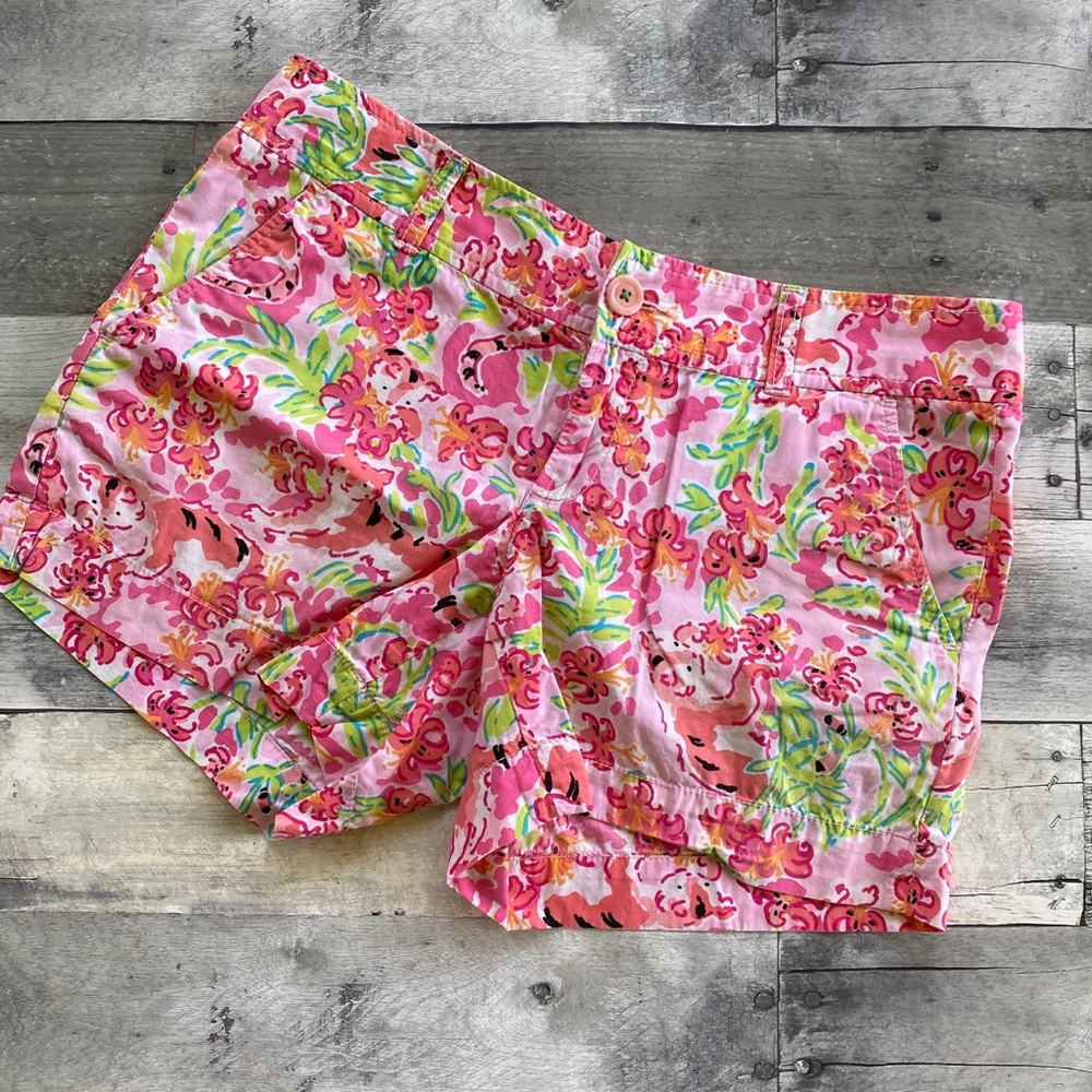 Lilly Pulitzer Pink Floral Women's Shorts